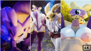 Training Your Renamon 1-3[Aznyan07] - ﻿3D animation on Crohasit